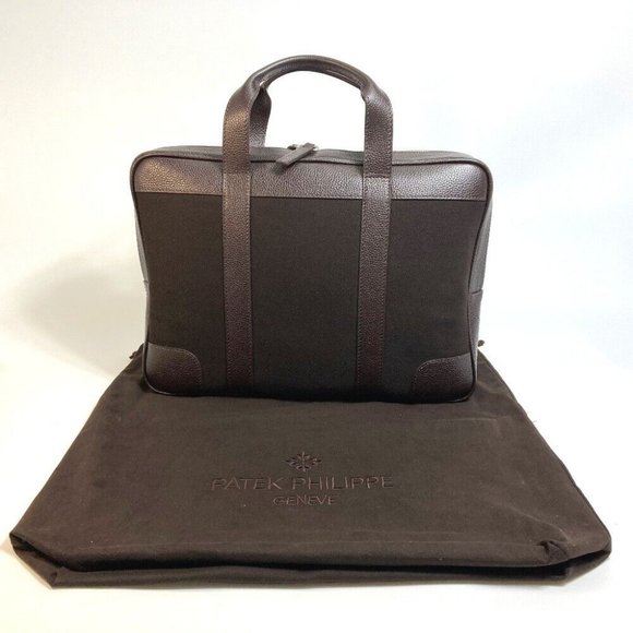 authenticity guaranteed UNUSED PATEK PHILIPPE Hand Bag Calatrava Business bag - Picture 12 of 12